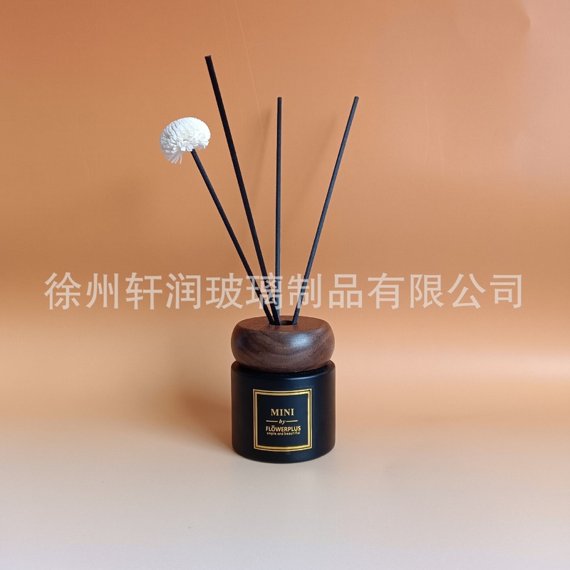 现货供应北欧简约风香熏瓶方形加厚玻璃香薰扩香瓶无火藤条香熏瓶|undefined