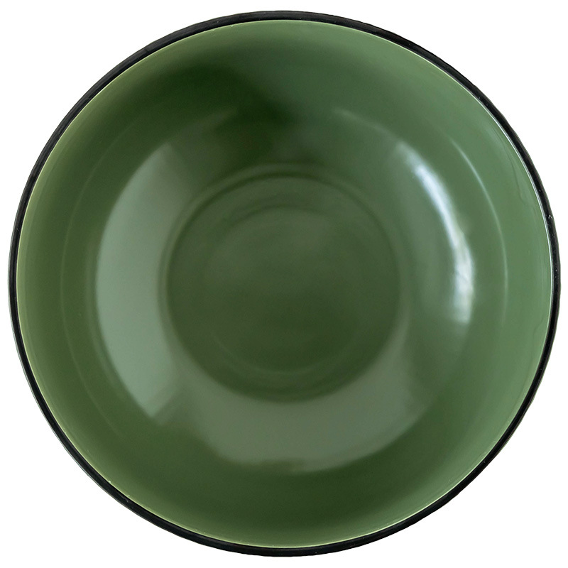 Simple estilo retro cerámica en relieve tazón creativo con tazón de fideos de sopa personalizado tazón de arroz mesa de cocina buena cosa para el hogar