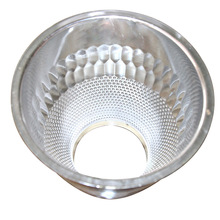廠家直銷燈具配件鋁燈罩反光杯鋁旋壓件反光罩聚光燈罩4寸珠格光