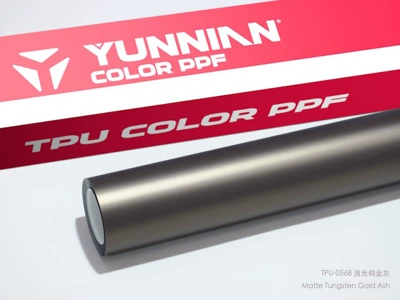 Auto Color Change Film – and dry application, satin finish, color PPF - tpu-matte-tungsten-gray-dry-and-wet-dual-application-15215m