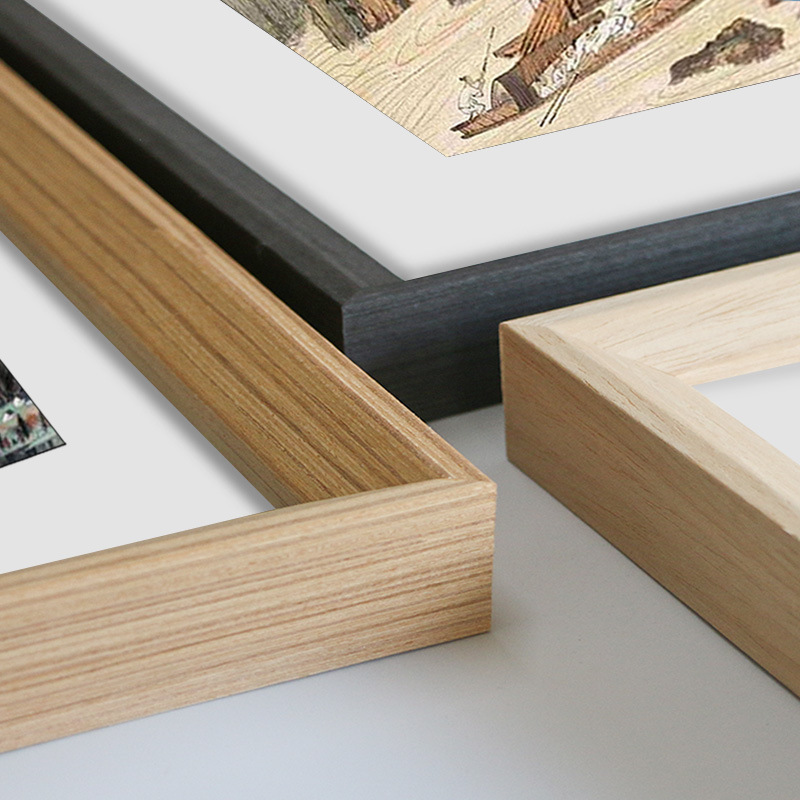 WBZ7中式書法國畫相框字畫框實木長方形框架裝裱掛牆大尺寸外框新