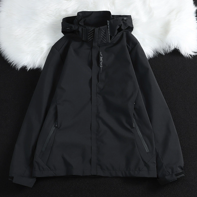 Мужская однотонная уличная куртка унисекс, модная брендовая куртка для пары, молодежный походный топ