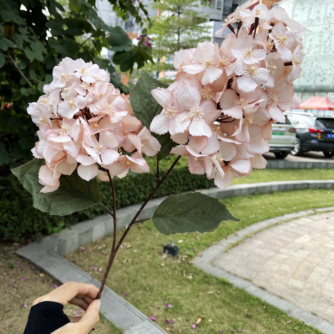 Simulación del Día de San Valentín rosa fabricante 3 sola rama multi-cabeza rosa decoración de la boda flor falsa al por mayor