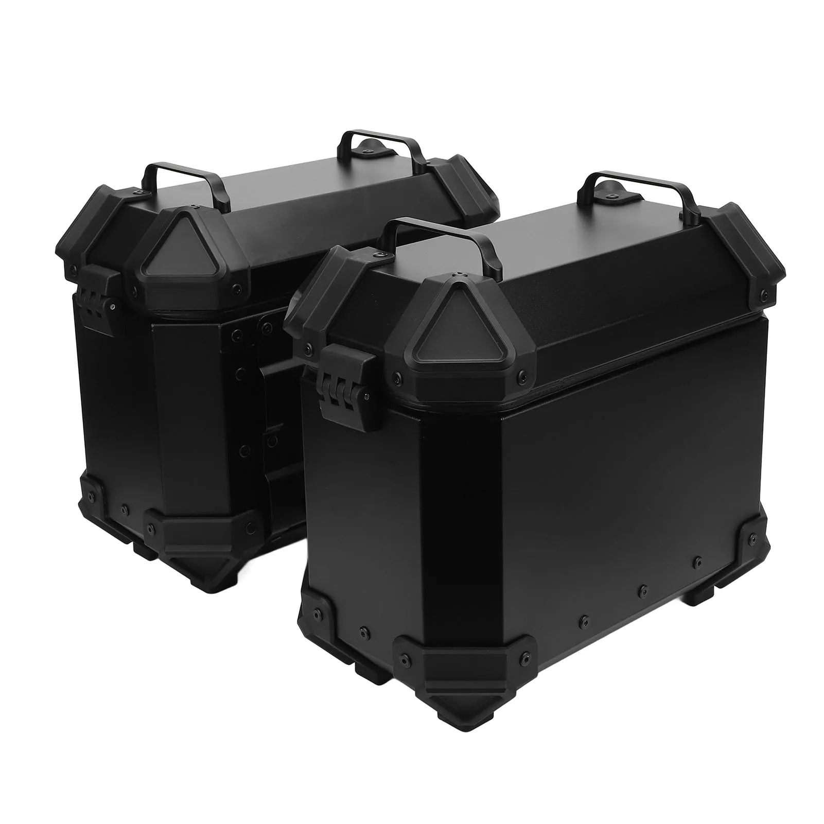 18L Side Box Bracket for Motorcycle, Universal Aluminum Alloy Waterproof and Anti-Collision Side Box, Large Capacity Quick-Release Side Box for Motorcycle Travel