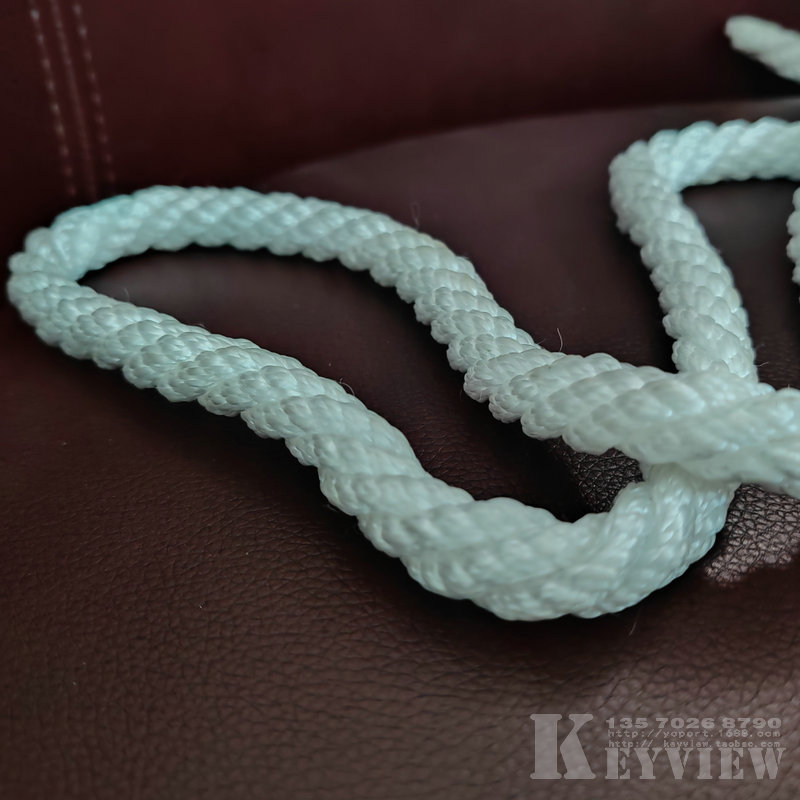 12mm三股白色丙纶扭绳室内儿童攀爬网编织绳广州绳网厂家定制加工