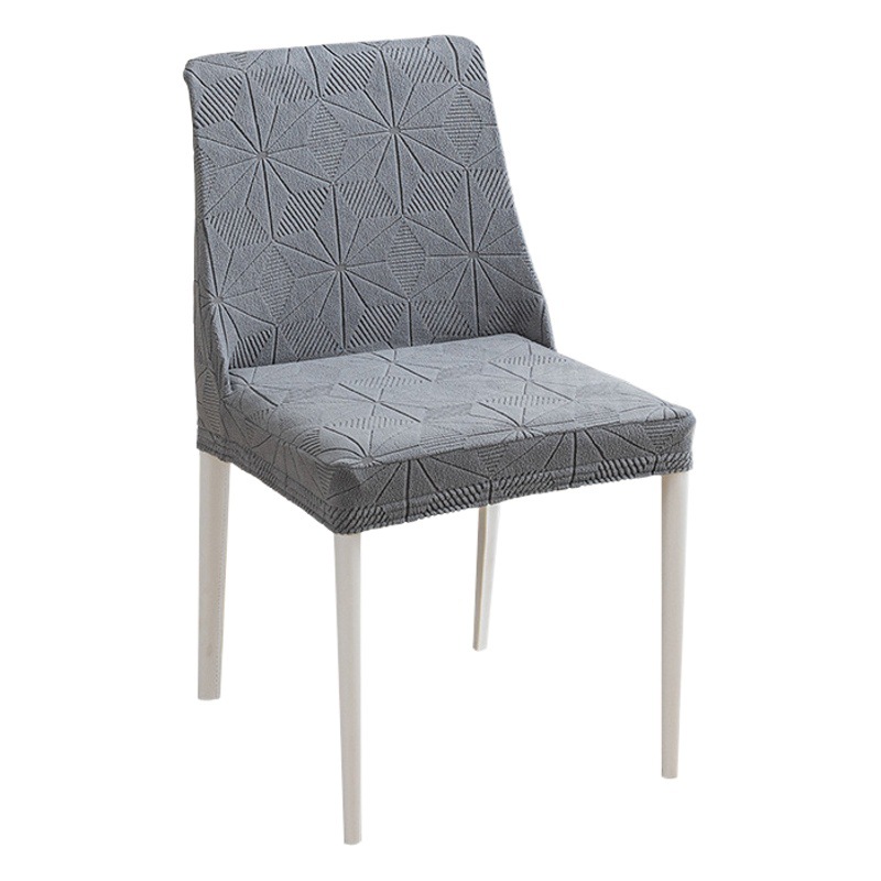 Silla de sillín cubierta de gamuza alta elástica hotel sala de estar comedor silla cubierta todo incluido taburete de cuero cuadrado cubierta protectora a prueba de polvo resistente al desgaste