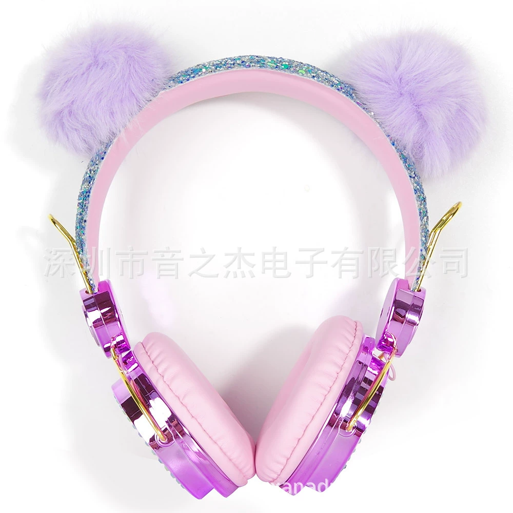 Cartoon Unicorn Bluetooth Headphones for Mobile, Phone, Tablet, Laptop – Soft, Skin-friendly Earmuffs