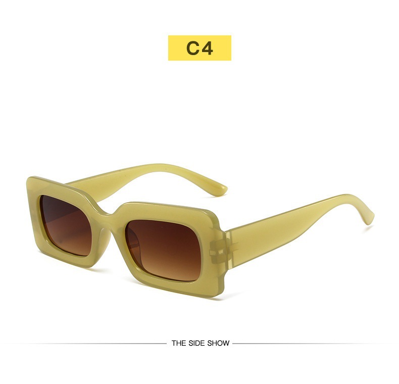 New Fashion Net red sunglasses women Retro Square small frame cross-border sunglasses personalized colorful hip-hop glasses wholesale_voghion.com