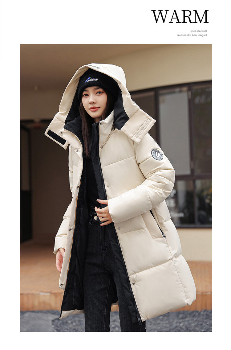 Abbigliamento da donna giacca invernale imbottita in cotone per donna, giacca imbottita in cotone larga di media e lunga lunghezza, nuova giacca calda ispessita, giacca da lavoro in cotone_voghion.com