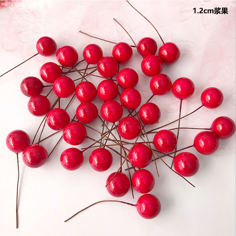 1.2cm fruit red (500 pieces)