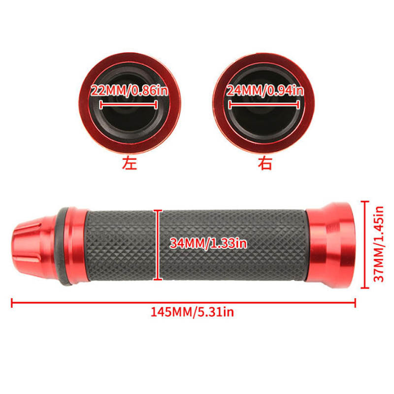 Directly from the Manufacturer, Universal Motorcycle Handlebar Grips, High-Quality Aluminum Alloy Handlebar Grips, Cross-Border Best-Selling Model