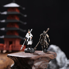 假山盆景造景摆件黑神话悟空杨戬diy微缩人偶人物模型微景观摆件