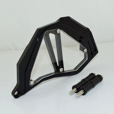 Suitable for Honda Nc750S/X/Xd 2014-2024 Front Chain Cover, Front Chain Guard, Small Chain Cover (Motorcycle frame) - black