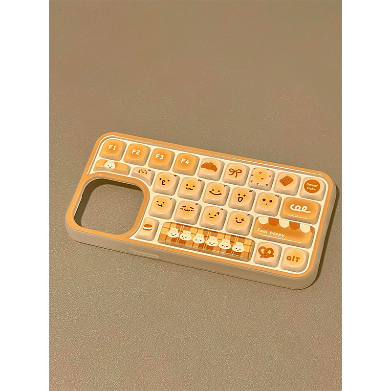 立体猫熊キーボードはiphone16 promax携帯ケースを適用します。|undefined