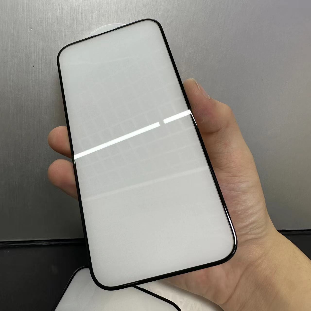 Adecuado para iPhone15Pro tallado en frío HD cubierta de pantalla completa arco grande iPhone15Promax3D película templada