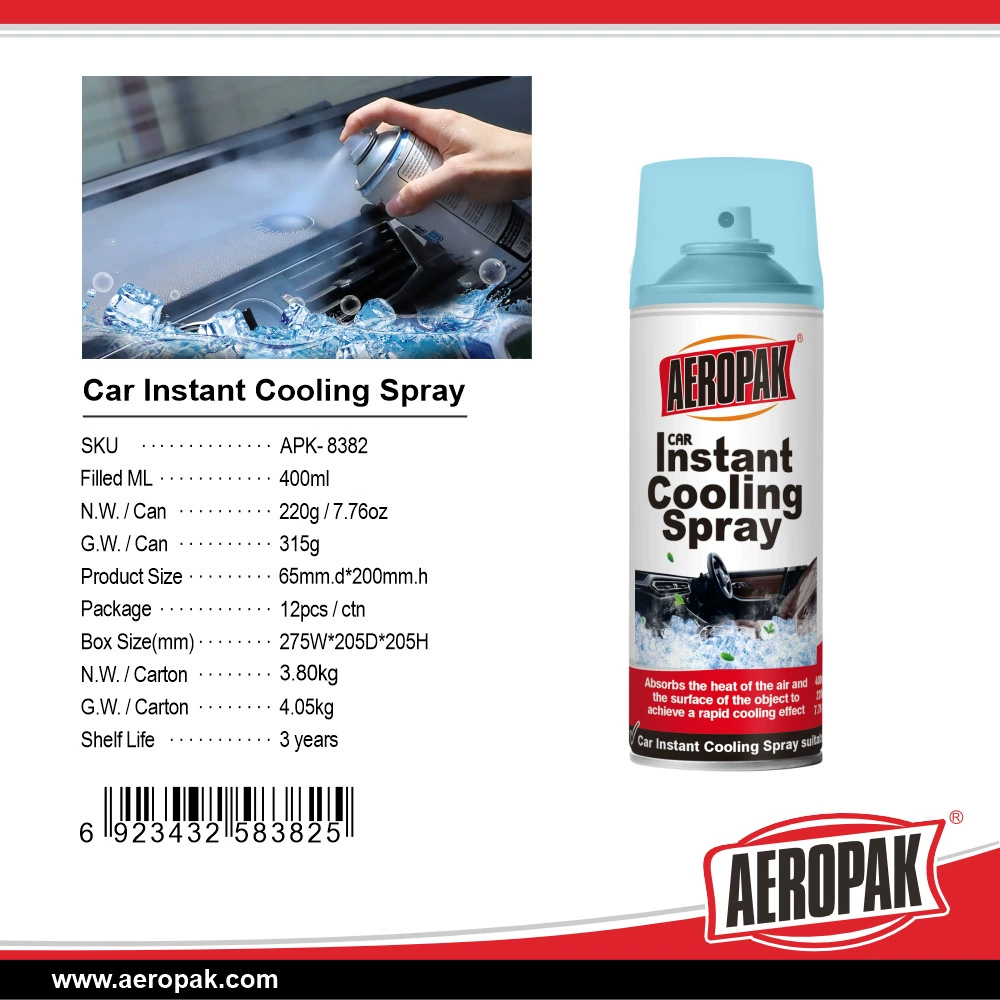 AEROPAK Охлаждающий спрей для автомобиля Охлаждающий агент для сидений автомобиля