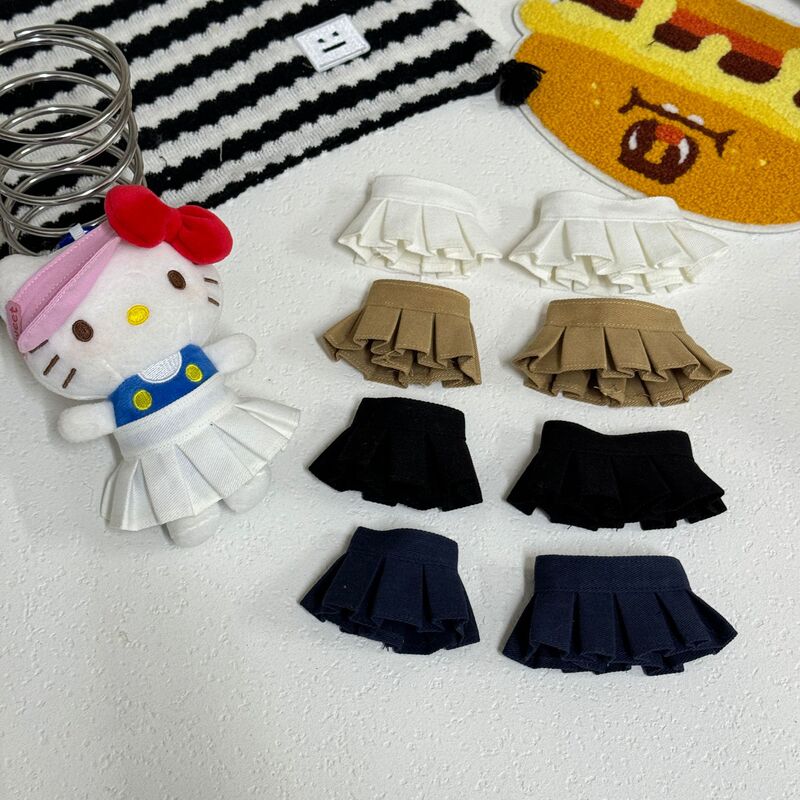 10cm Cotton Doll Zsiga Pleated Skirt Half Skirt 1/6 Bjd Long-Legged Kt Doll Clothes Mini Doll Dress