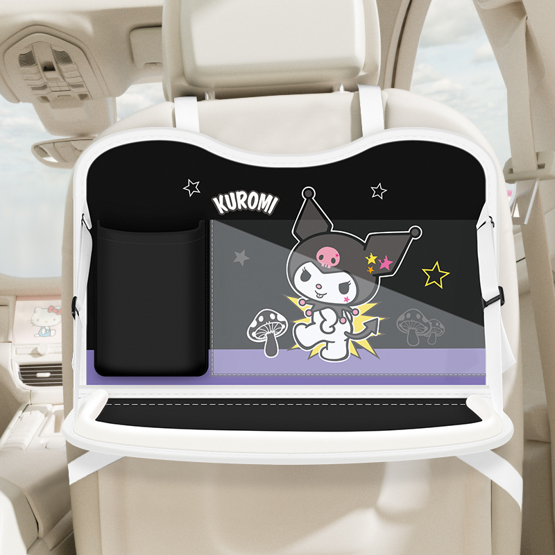 Car Garbage Bag Storage Bag Car Chair Back Bag Touch Screen Transparent Pocket Storage Bag Foldable Dining Table Storage Bag