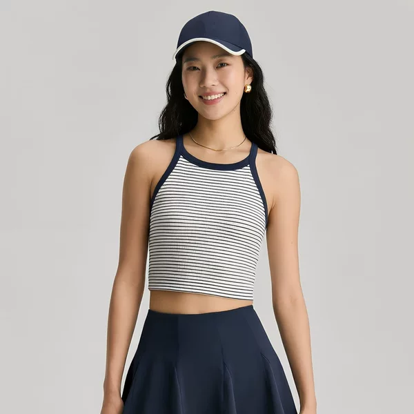 W Brand Same Style Pickleball Sports Tennis Fixed Chest Pad Sports Striped Pickleball Vest Padel