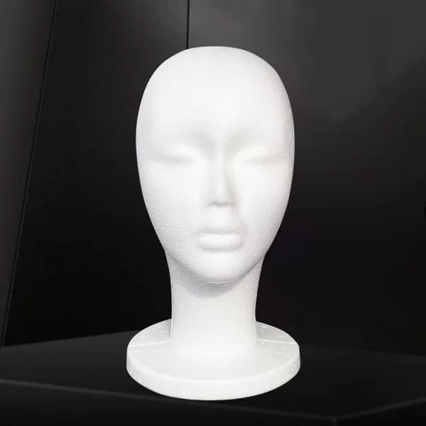 Foam Head Mold Foam Head Mold Cos Hair Girl Packaged Wig Human Head Multiple Long Neck Dummy Head Head