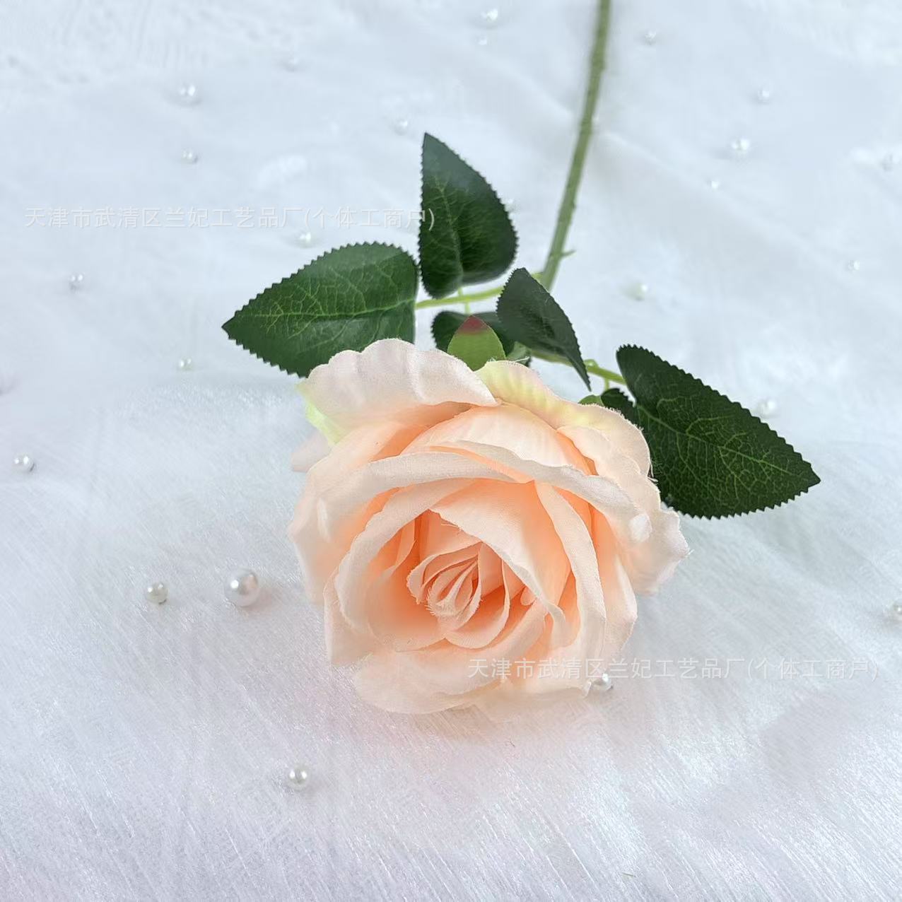 Paño de piel de simulación Acacia rosa flor falsa única flor artificial boda casa auditorio decoración ramo fotografía accesorios transfronterizos