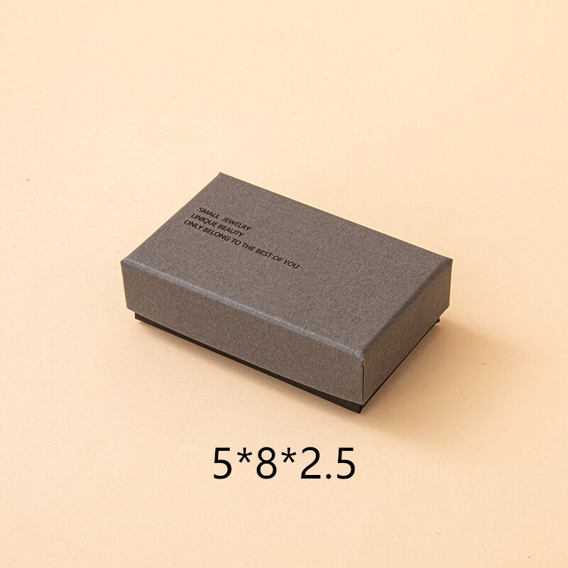 Fabricante en stock Luz de lujo gris negro joyería caja de joyería collar pendientes anillo pendientes pulsera caja de joyería