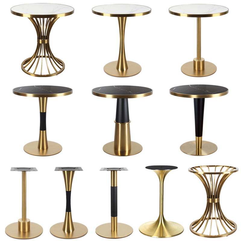 Manufacturer Customized Scandinavian Accessible Luxury Marble Small Round Table Negotiation Reception Table Balcony Coffee Table and Chairs Restaurant Dining Table