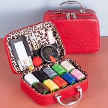 跨境针线盒家用套装针线包工具便携缝纫手提多功能收纳缝补衣物盒