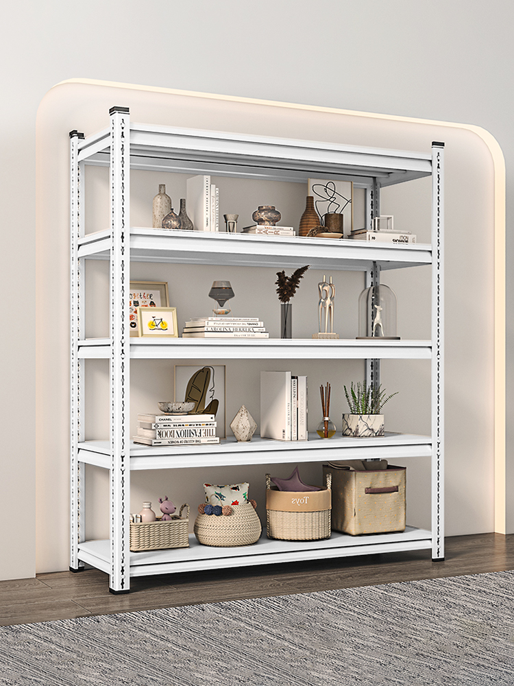 Wholesale storage shelves, home steel corner brackets, storage racks, balcony display racks, multi-layer floor standing supermarket warehouse display racks, iron