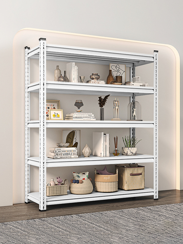Wholesale storage shelves, home steel corner brackets, storage racks, balcony display racks, multi-layer floor standing supermarket warehouse display racks, iron