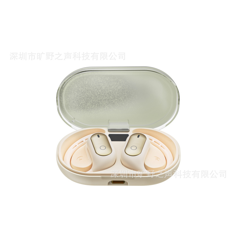 新款夜光流沙XG23pro智能AI翻译挂耳式不入耳OWS开放式蓝牙耳机|undefined