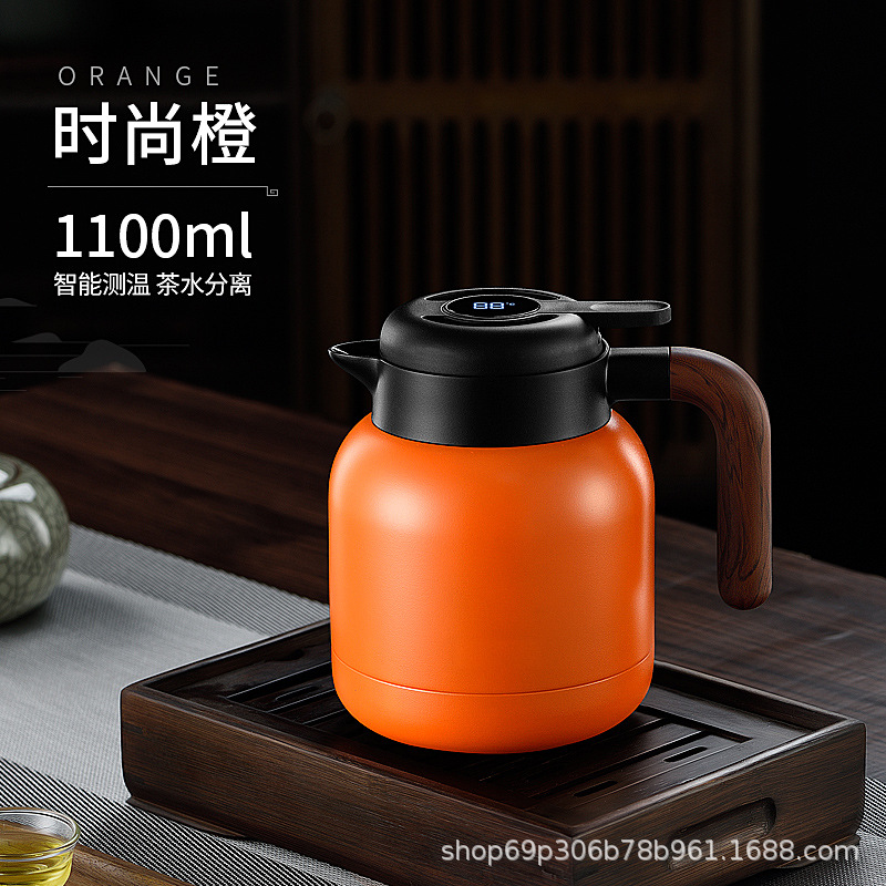 316 de acero inoxidable tetera estofada olla térmica miso antiguo té blanco cáscara de mandarina olla estofada Shangming cafetera hervidor