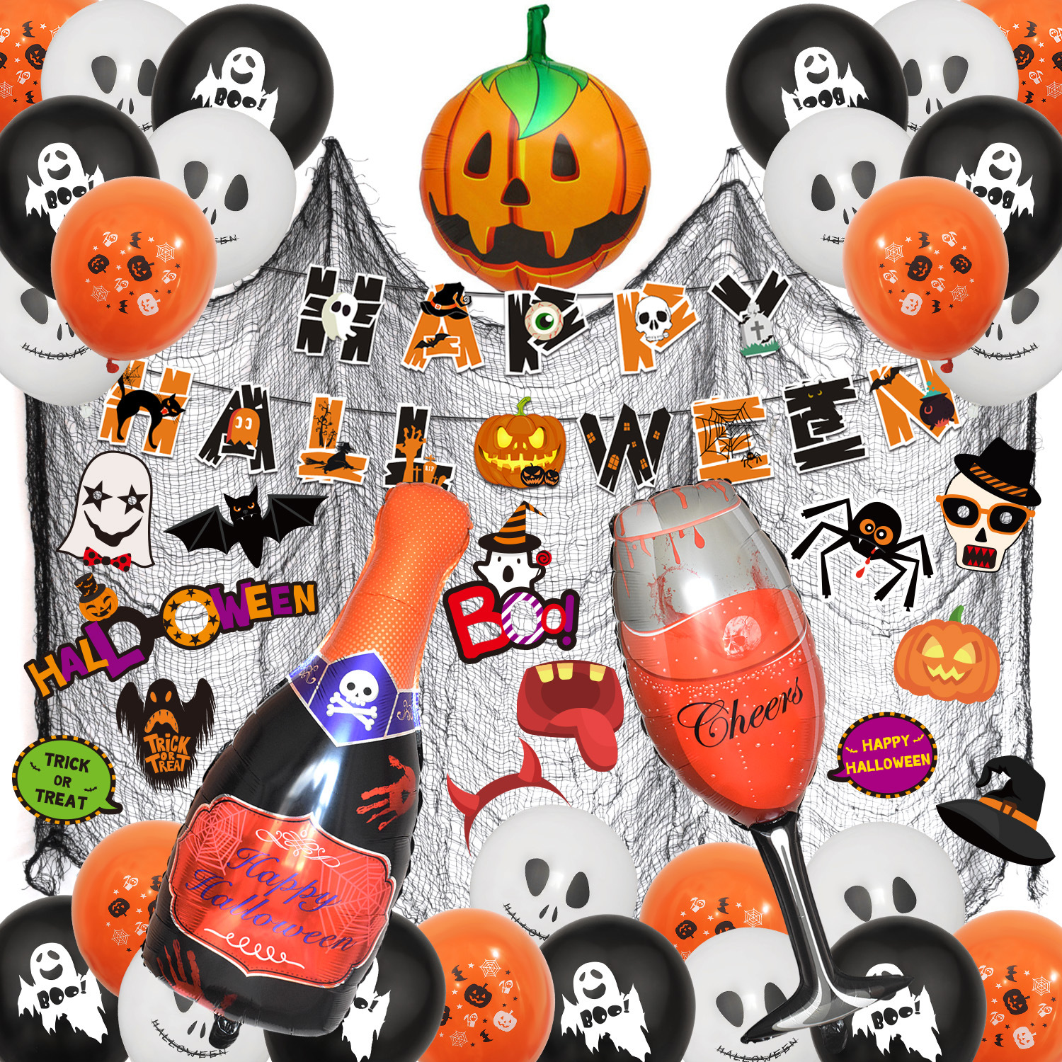 万圣节黑网套装 (1)