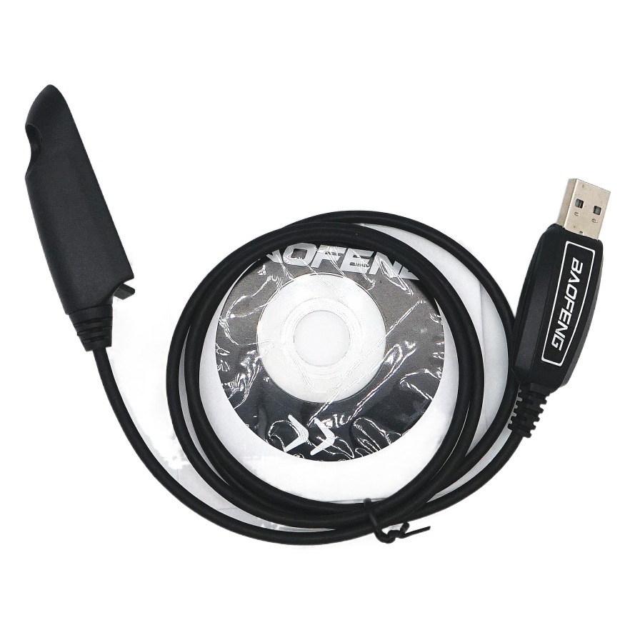 Baofeng walkie-talkie cable de escritura cable de datos adecuado para UV-9R PLUS A58 BF-9700 impermeable cable de escritura