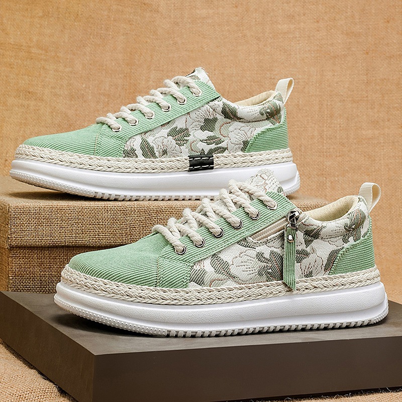 Zapatos de hombre Versión coreana de zapatos de moda de todo fósforo para hombre 2025 moda de nicho deportes zapatos casuales adolescentes estudiantes pana