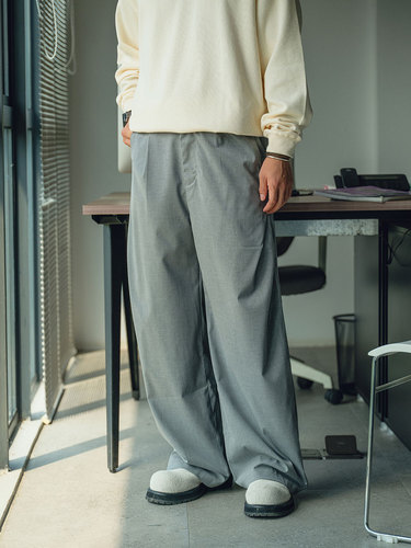 TRS Minimalist Series | 26SS Retro Pleated Bending Knife Lightweight Comfortable Drape Commuter Casual Pants for Men and Women