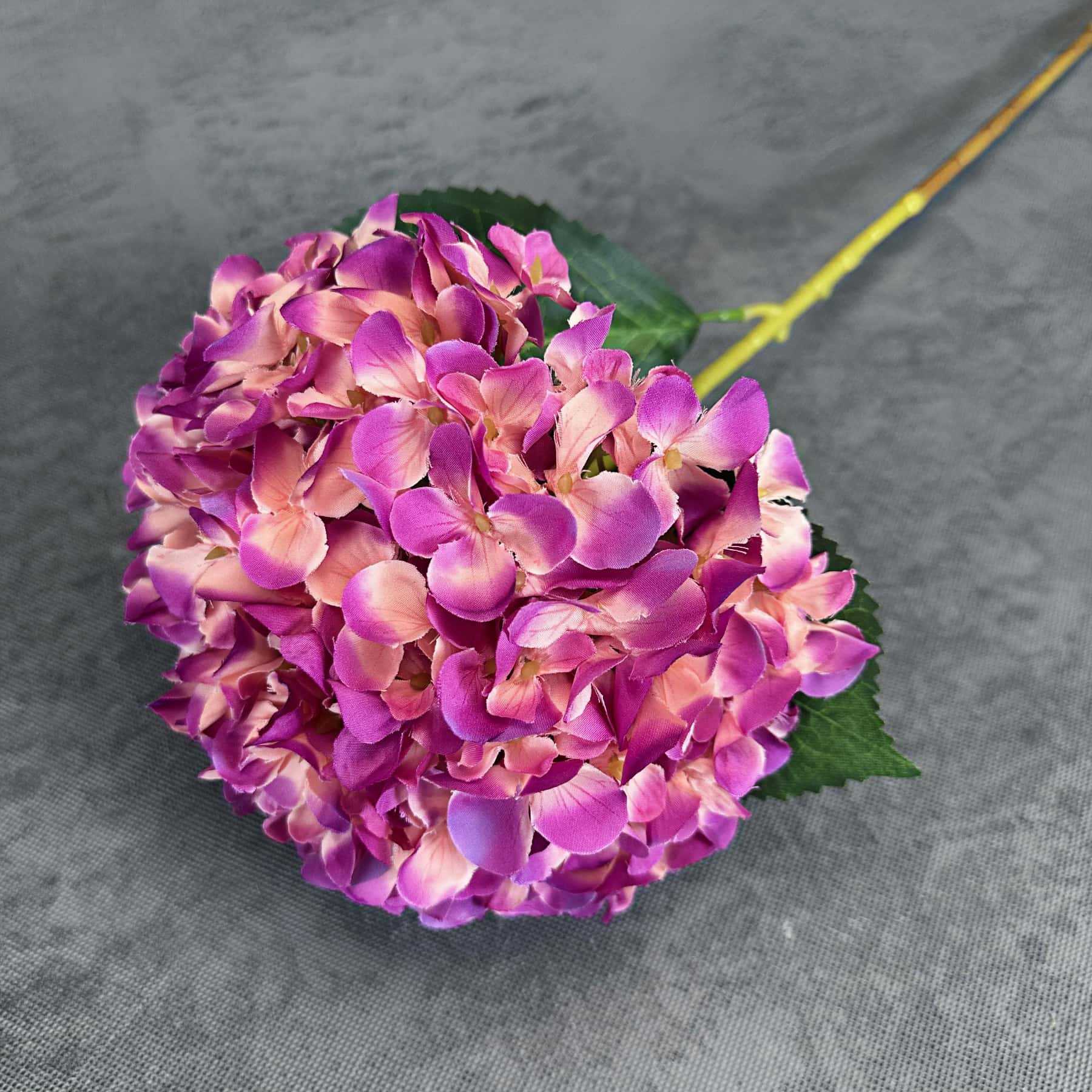 Flor artificial 216 piezas Impresión 3D Gran diseño de escena de boda de hortensia Decoración del hogar Decoración de flores falsas transfronterizas al por mayor