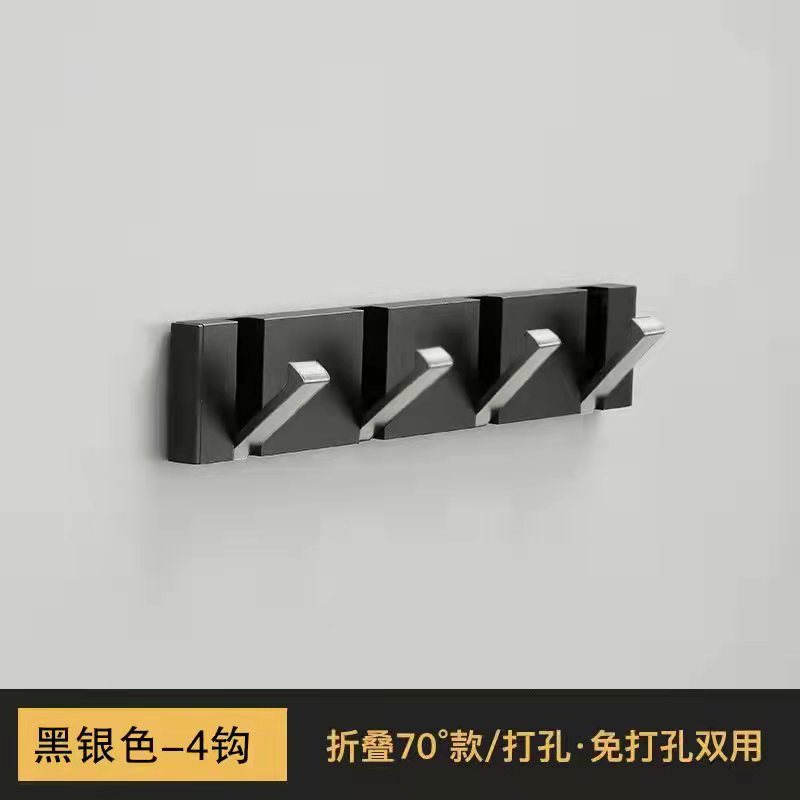 Gancho invisible creativo luz del hogar gancho de lujo perforador-puerta libre gancho oculto puerta de entrada gancho plegable