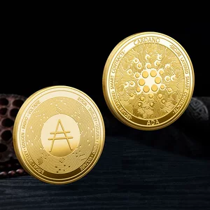 厂家批发金属新数字虚拟硬币BTC XRP ADA ETH比特币纪念币收藏