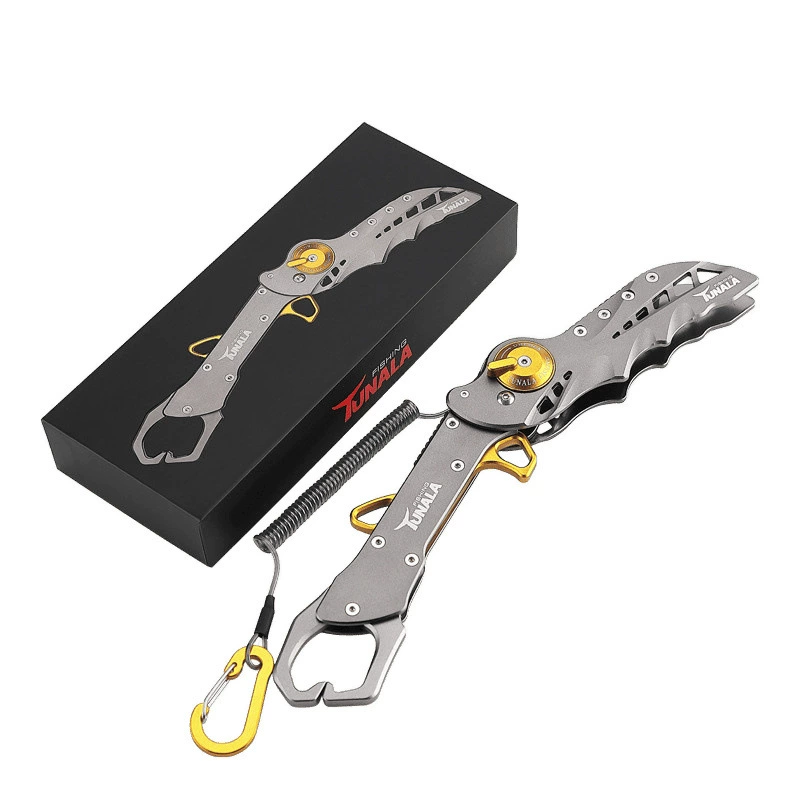 8R7 [2157 people praised] Multi-function folding fish control device Luya pliers new type pliers set lengthened fish catch