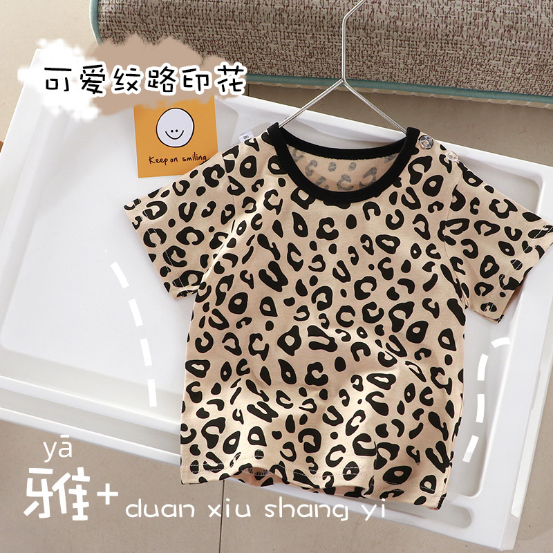 2022 summer children's short boy's t-shi...