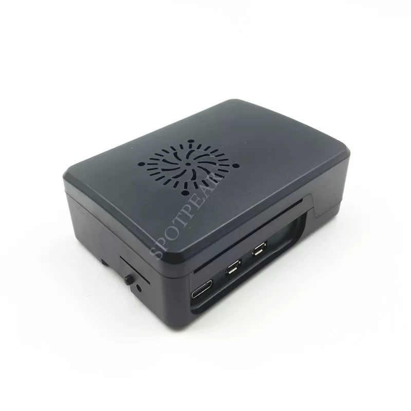 Корпус Raspberry Pi 5 ABS-наливной формовочный корпус может быть оснащен радиатором вентилятором Корпус Raspberry Pi 5
