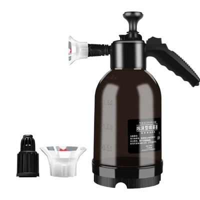 Car high-pressure foam watering can Car cleaning tools - 2l-foam-watering-can-windproof-black-with-pressure-relief-valve
