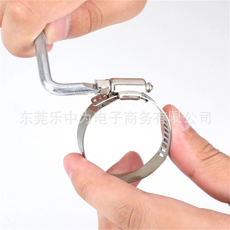 100PCS盒装不锈钢箍圈组合 美式喉箍卡箍通信抱箍水管夹 跨境货源-阿里巴巴