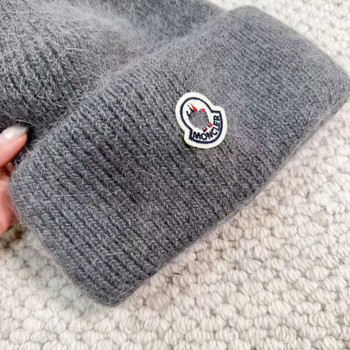 MENGJIA의 새로운 니트 모자, 토끼털 혼방 커플의 힙합 스타일 따뜻한 모자, 남성과 여성의 모직 다용도 방한 모자 트렌드