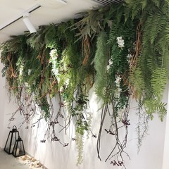 よく売れているシミュレーション緑植壁掛け吊り藤条緑植物ペルシャシダ壁パイプ吊り天井飾り