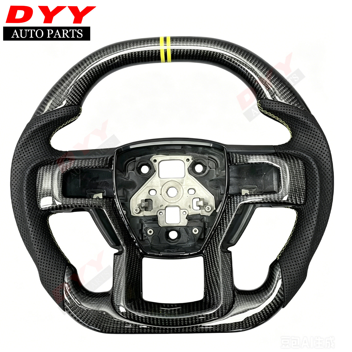 Suitable for Ford Raptor F150 Steering Wheel Upgrade Carbon Fiber Heated Steering Wheel F150 2015-2020