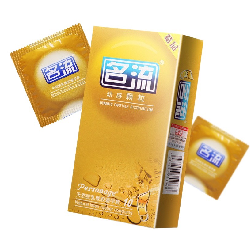 Celebrity Condoms Dynamic Granule Threaded Condoms with Lubricating Points, Ultra-Thin 002, Celebrity Night Stylish Condoms, Smooth and Ultra-Thin