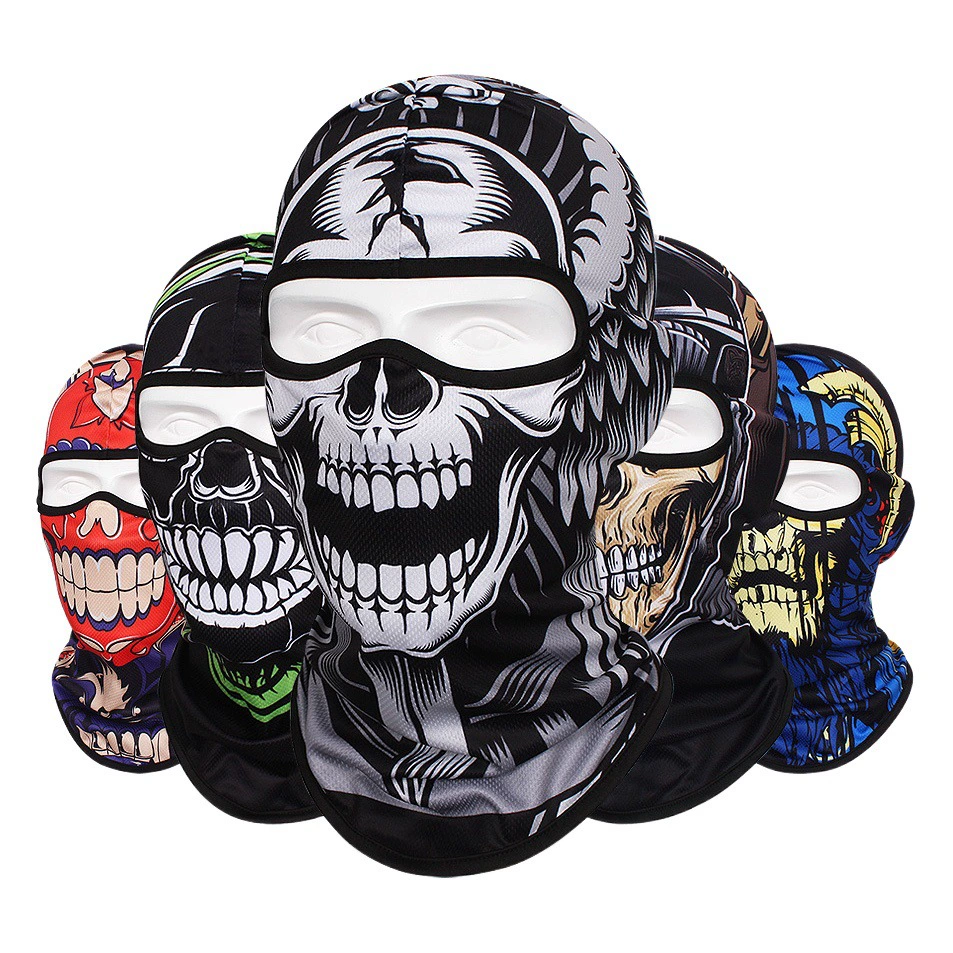 Быстросохнущие пот дышащие черепа маски для мужчин и женщин на открытом воздухе