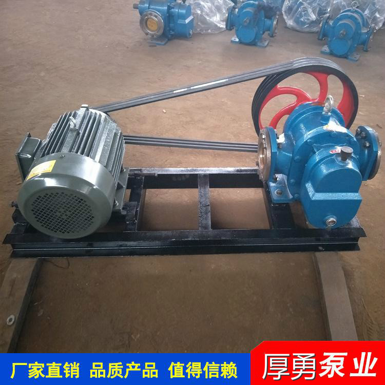 罗茨泵 厂家供应 LC高粘度原油泵 大流量转子泵卧式不锈钢泵